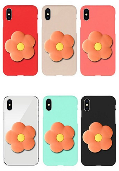 갤럭시 A10e A102 블루밍 플라워 봄 꽃 휴대폰 그립 스마트톡 케이스