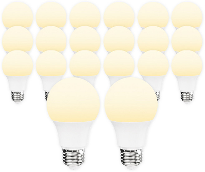 라인라이팅 LED 샤인 벌브 12w, 20개, 전구색