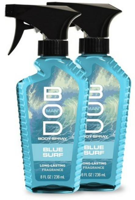 BOD man 보드맨 향수 남성 바디 스프레이 블루 서프 236ml 2개