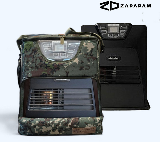 토요토미 오픈형 팬히터가방 LC-DX32 일체형 수납 보관 케이스 도요토미 난로가방 커버 자파팜, 밀리터리