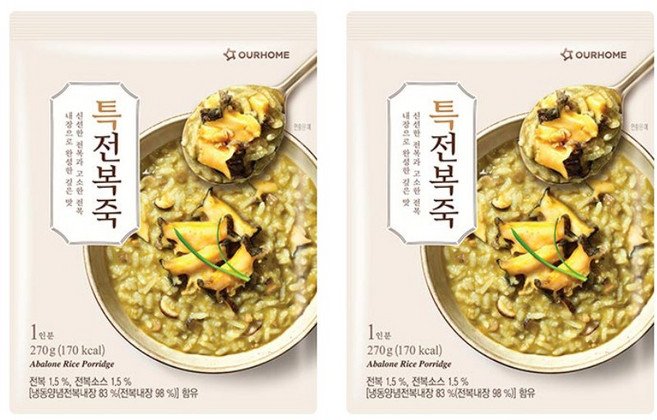 아워홈 특전복죽 270g x 2개