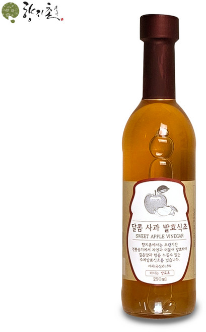 향지촌 달콤 발효식초 사과, 1개, 250ml