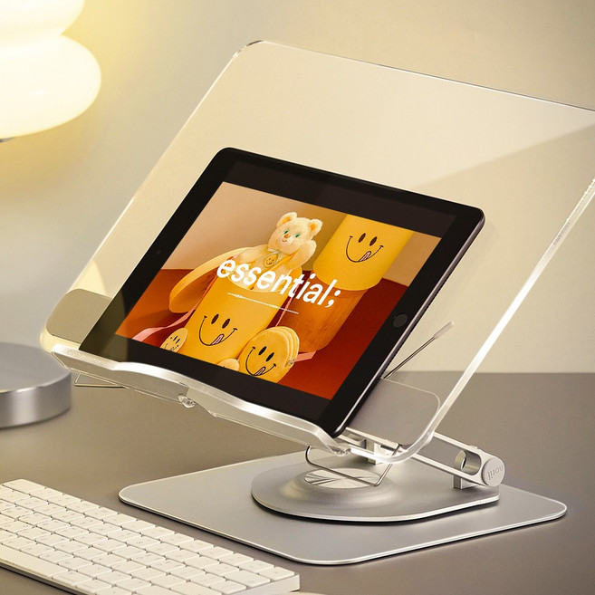 노르잇 높이조절 독서대, 실버/투명
