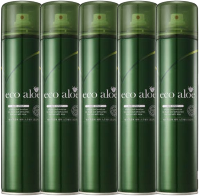 로제 에코 알로에 헤어 스프레이 5개 판매, 300ml