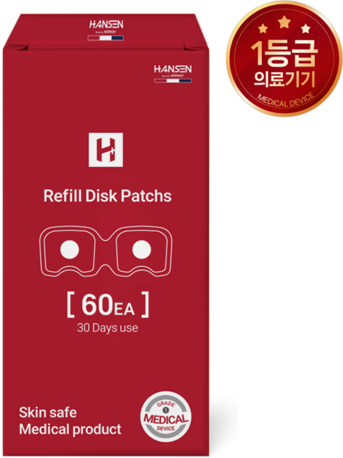 한센 의료용 비강확장기 전용 리필패치 60개, 1세트