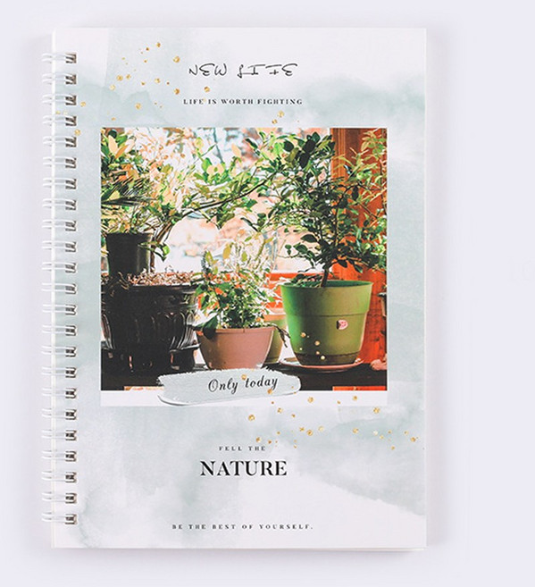 플라워 A5 이형지 스티커북 양면 인스 다꾸 스티커 보관 정리, 03 : 화분