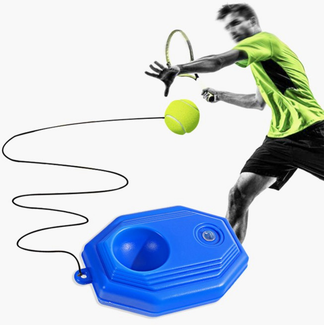 셀프테니스볼 개인연습볼 1인운동 리턴볼 트레이닝툴, 테니스연습기, 1개