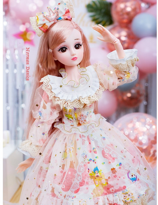 [미미사몰] 로맨틱 이티안 구체관절 인형 60cm 공주 여아 생일 선물, 6) Danica 공주, 1개