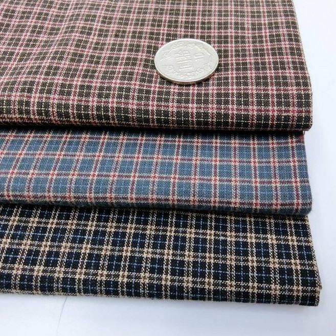 先染布 格子布 布哥哥商店 純棉MIT 手作拼布家飾DIY, 1個, #2淺藍,尺, #2淺藍