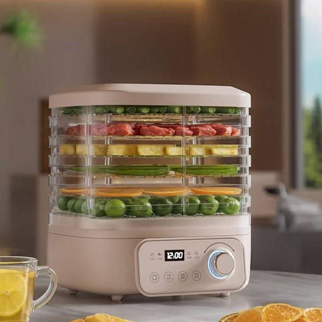 [FONDERA] mollyestelle 식폼 건조기 가정용 미니 건과기 애완동물 고기건조기 동결 건조기, 3층