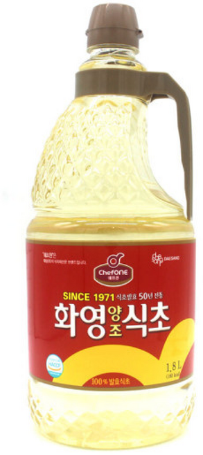 청정원 화영 양조식초 /무료배송, 1.8L, 6개