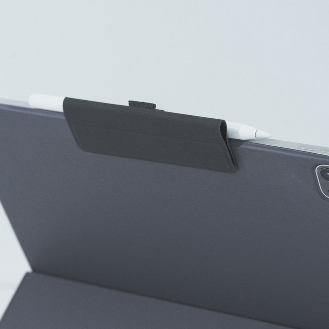 애플펜슬케이스 1세대 2세대 태초이 충전지원 마그네틱 홀더, 1개, 블랙