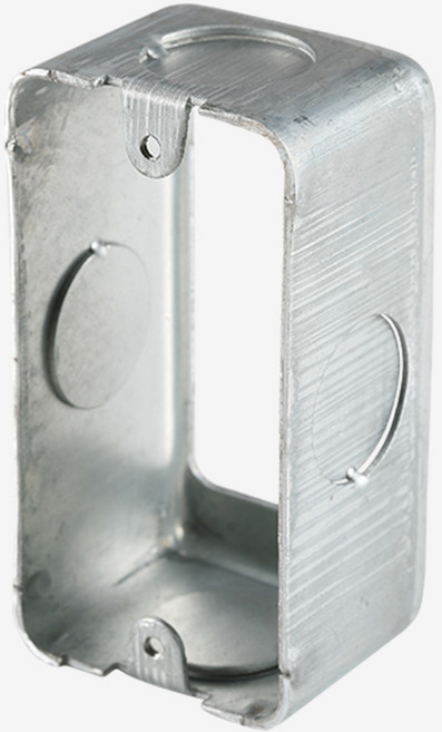 철복스 스위치 한개용 연결 매입 철박스 44mm, 2개