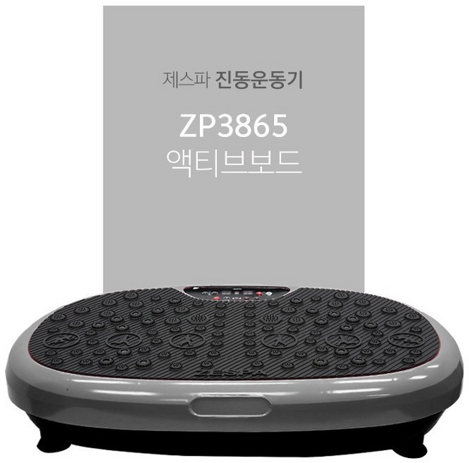 제스파 진동운동기구 덜덜이 운동기구덜덜이 전신운동기구 ZP3865 ZP3866, 그레이