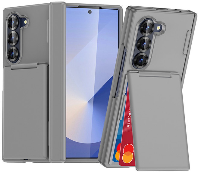 테크비 갤럭시 Z 폴드 5 6 7 오토 힌지 가드 카드 수납형 케이스