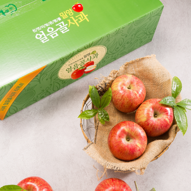 신복농원 [복팜] 밀양얼음골사과 햇사과 [부사10kg] 산지직송 GAP농가 농부직송, 1박스, 10kg-30과(중대과)