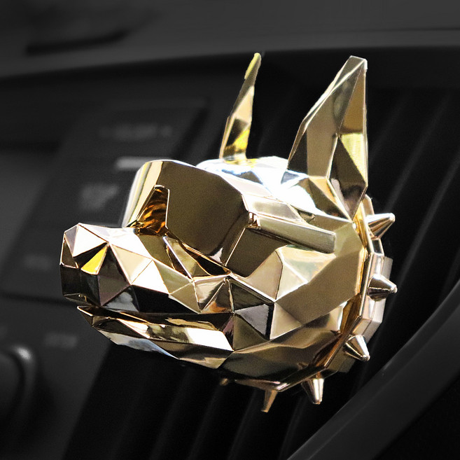 십이지신 차량용 석고방향제, [도베르만], [24K골드], [넘버파이브]