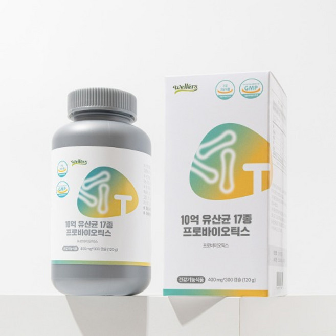 온가족 매일 편안한 17종 프로바이오틱스 10억 유산균 10개월분, 3개, 300정