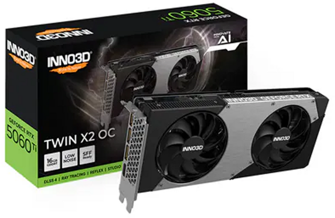 INNO3D Geforce RTX 5060 Ti OC D7 16GB TWIN X2 그래픽카드 VGA