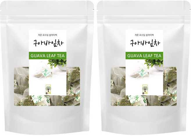 구아바잎차 50티백 삼각티백 숲으로허브, 50g, 50개입, 2개