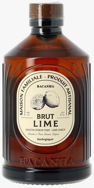 프랑스 바칸하 Bacanha BRUT lime 생라임맛 시럽, 6개, 400ml