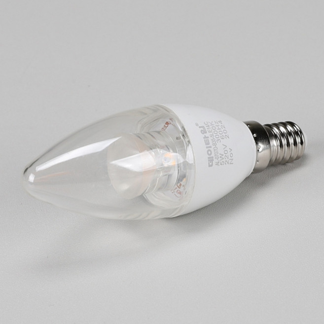 LED 투명 촛대구 5W E14 베이스