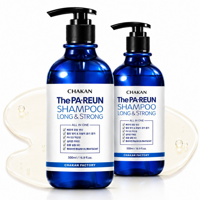 착한팩토리 더 빠른샴푸 500ml, 2개