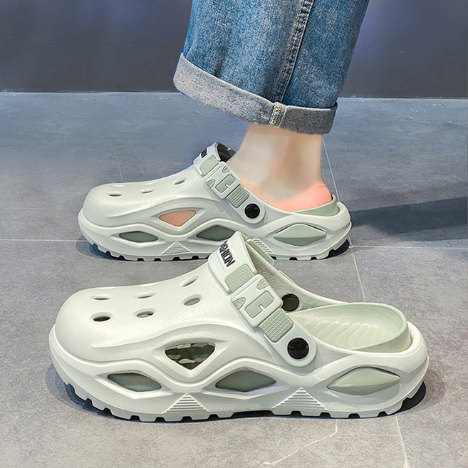 Modern Fashion 남여공용 트렌디 다용도 샌들 펀칭 스트랩 슬리퍼 G28