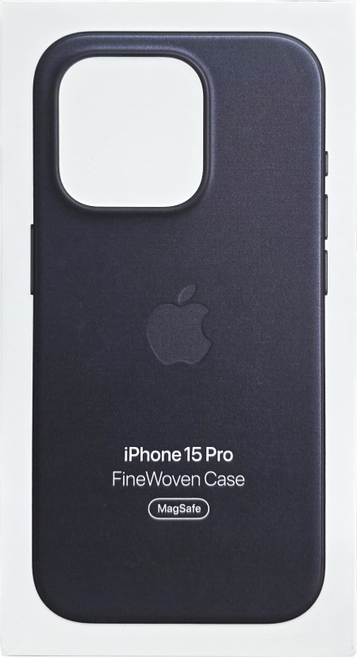 Apple 정품 아이폰15 프로 파인우븐 케이스 블랙