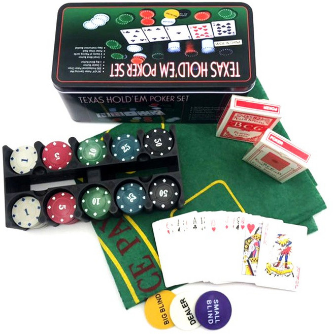 카지노 블랙잭 포커칩 세트, 혼합색상, 1개