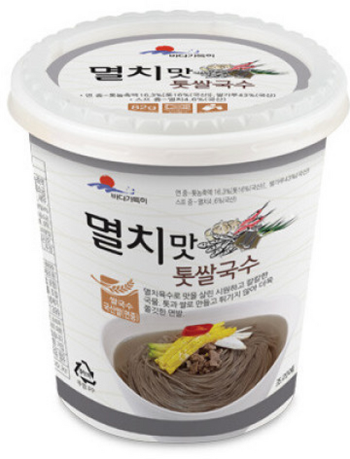 바다가득히 멸치맛톳쌀국수, 12개, 82g