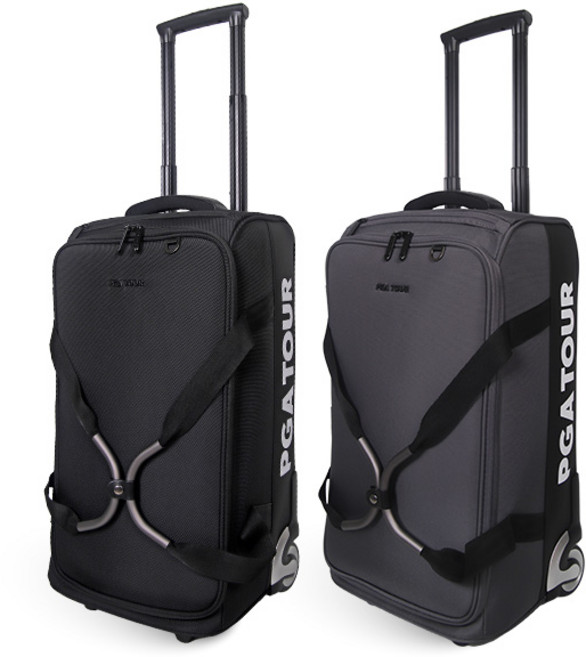 [PGA투어] 트롤리 휠 보스턴백 V1 파우치+전용커버 증정, 블랙