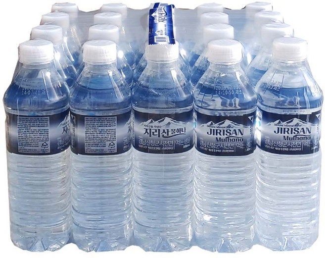 물하나 지리산 생수, 500ml, 20개