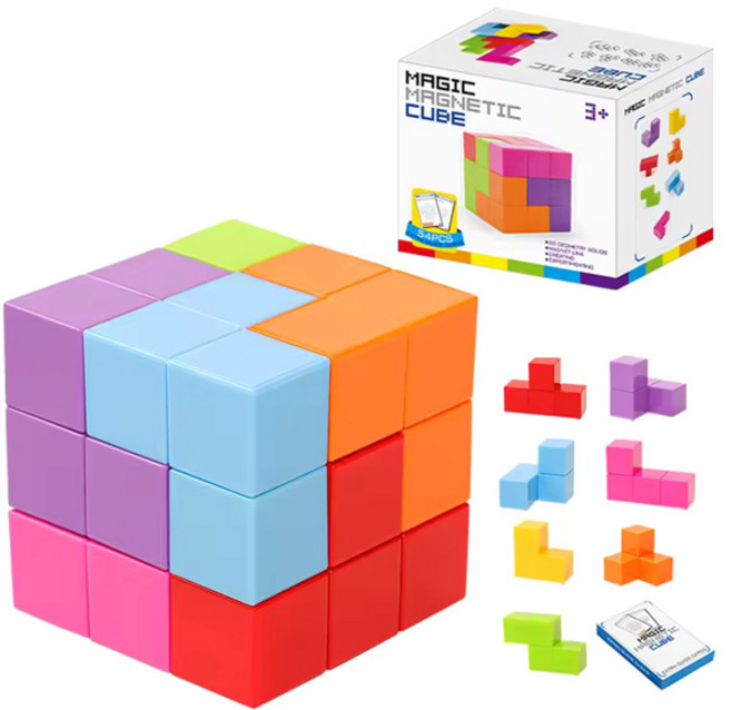 꼬마천사 자석 소마큐브 블럭, 1개