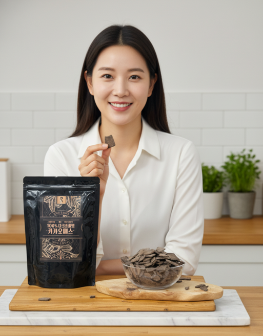 레브 무설탕 다크초콜릿100% 다이어트간식, 1개, 500g