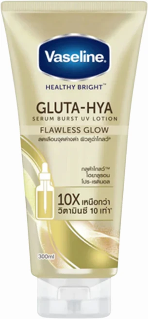 태국 바세린 헬디 브라이트 글루타-히아 세럼 로션 Vaseline - Flawless Glow, 1개, 300g - 쿠팡