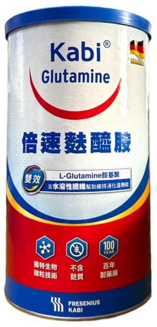 Kabi 倍速甦 L-Glutamine 胺基酸 粉劑, 450g, 2罐
