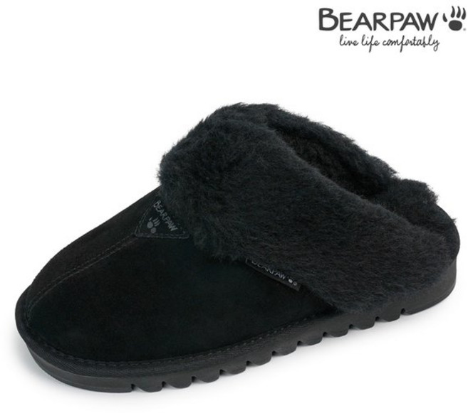베어파우 여성 양털 슬리퍼 ELARA 블랙K2906001QDW 2979666