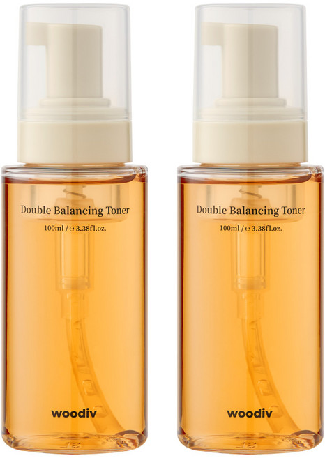 우디브 저자극 식물성 두피 토너 100ml 두피 가려움 붉은기 뾰루지 각질 개선 토닉, 2개