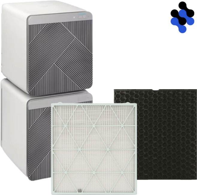 삼성 공기청정기 AX90R9880WFD필터 국내산, 옵션01_탈취필터1장+헤파필터1장 세트, 1개