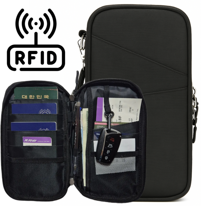 바이토피아 RFID차단 가족 여권케이스