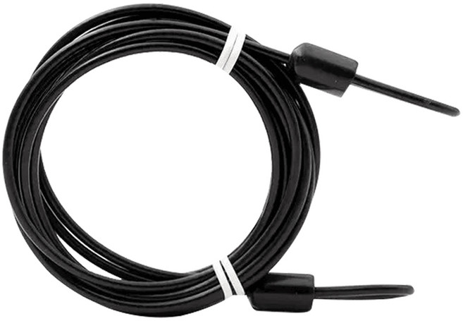 防盜鋼絲繩 彈簧鋼絲繩, 黑色_2米