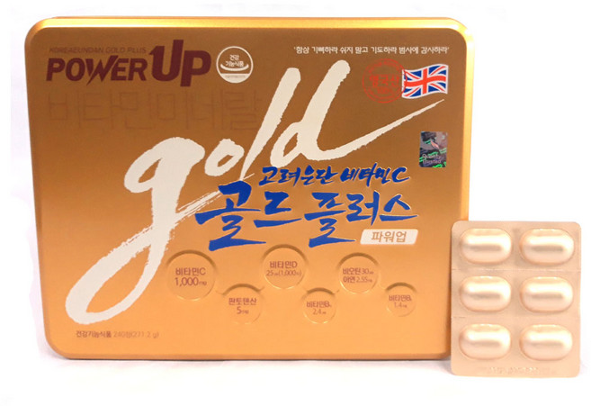 고려은단 비타민C 골드플러스 파워업 쇼핑백포함, 240정, 1개