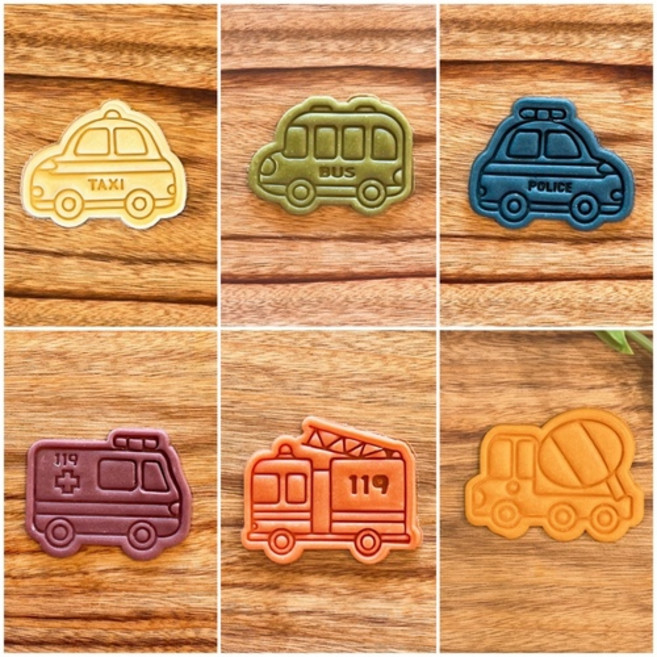 자동차 쿠키커터 쿠키틀 도구 주문제작, 5. 소방차, 1개