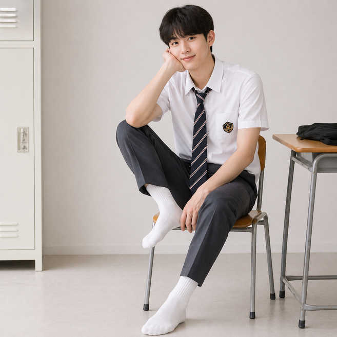 데일리온미 운동양말 항균 학생양말 10켤레세트