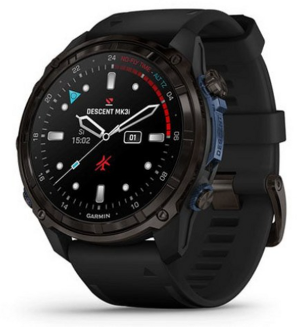 가민 디센트 Mk3i 다이브 컴퓨터 스마트워치 51mm, BLACK, GPS