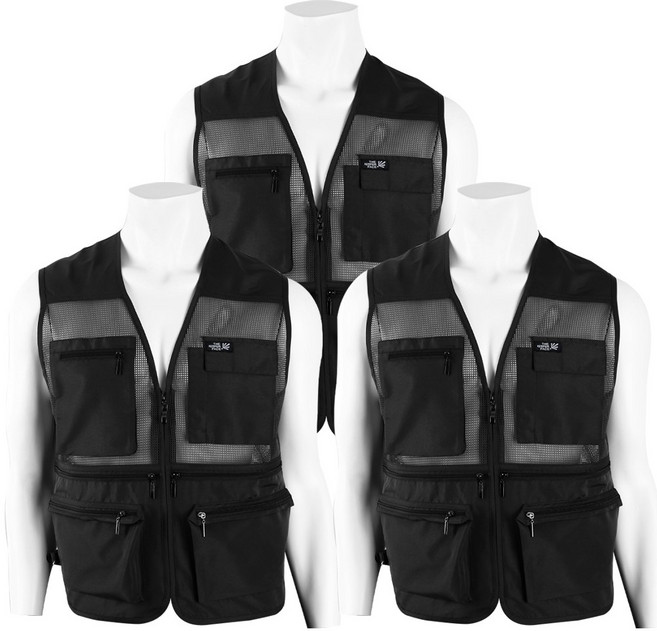 [더맨월드] MW맨 활용도 만점 옴므 조끼 (1+1+1) (3장) _ 작업복 낚시 등산 야외활동 원탑 웨어 빅사이즈