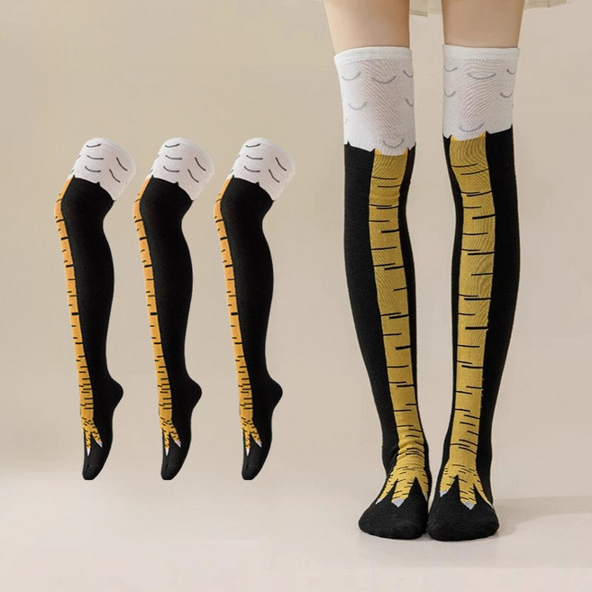 하른 SNS 파티 재미있는 닭발 양말 3P