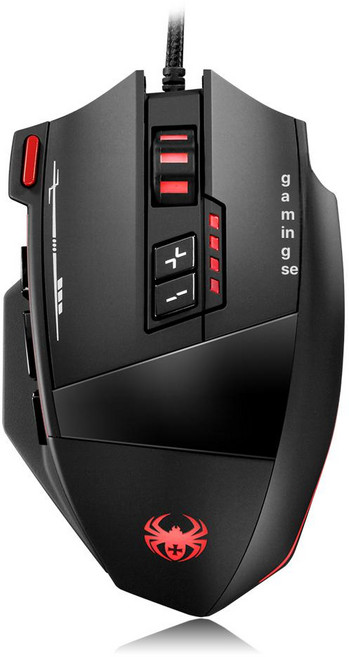 매크로마우스 오토 클릭 마우스 자동클릭 자동 블랙 반동 백표 사냥 게이밍 광클 소리나는, C19 보드 내장 블랙, 공식 표준 패키지