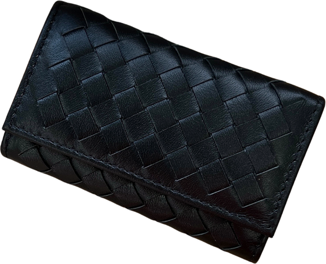 全羊皮編織鑰匙包 卡片包